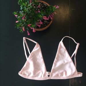 DONATED!! Light pink bralette top adjustable straps